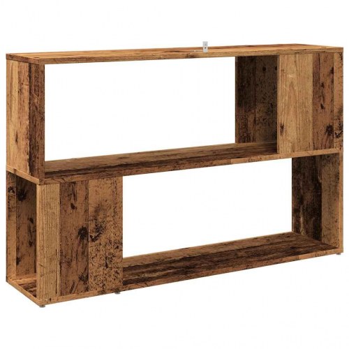 Bogreol 100×24×63 cm i konstrueret træ - antikt træ