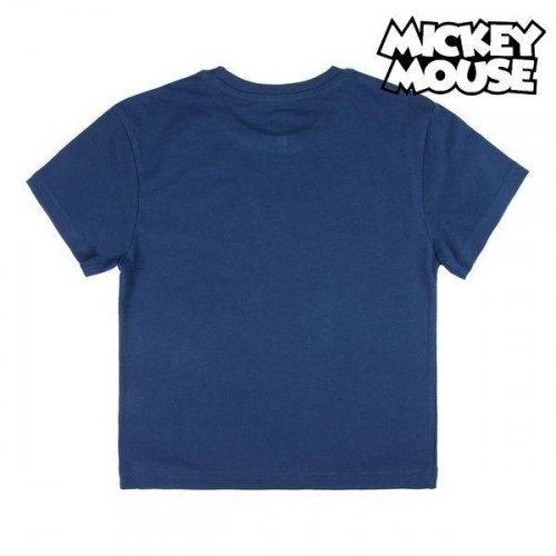 Mickey Mouse børnepyjamas - marineblå/rød, 4 år, 100 % bomuld