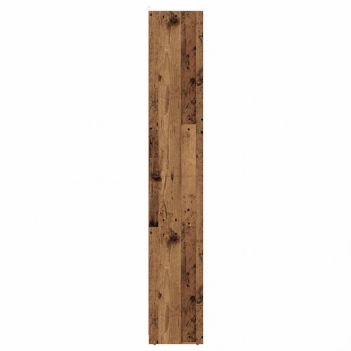 Badeværelsesskab 30×30×183,5 cm - konstrueret træ, antikt træ