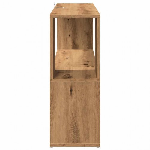 Bogreol 100×24×63 cm i konstrueret træ - kunsteg