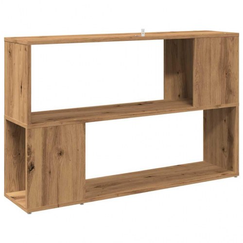 Bogreol 100×24×63 cm i konstrueret træ - kunsteg