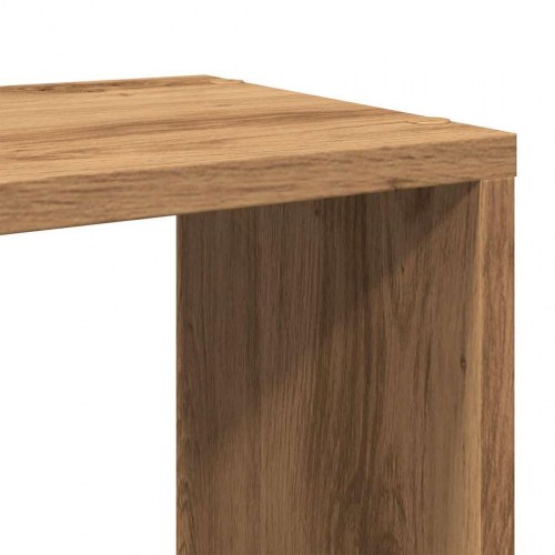 Bogreol 100×24×63 cm i konstrueret træ - kunsteg
