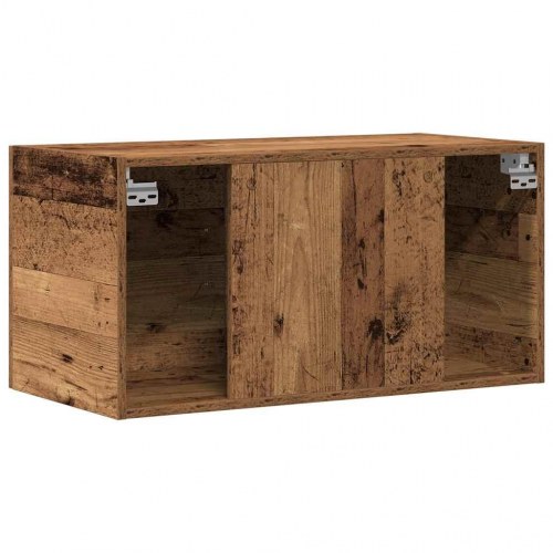 Vægskab 80 x 39 x 40 cm - antikt træ