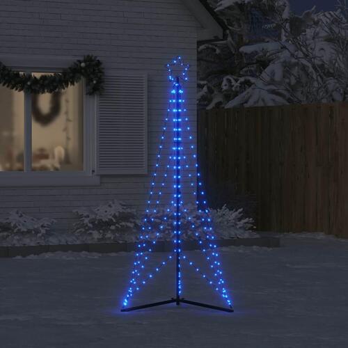 Juletræslys 363 LED'er 182 cm blå