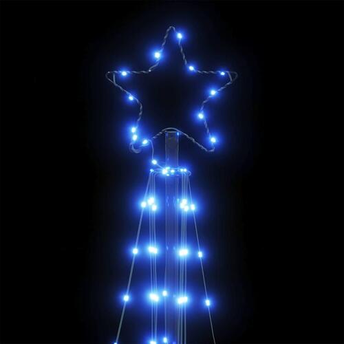 Juletræslys 363 LED'er 182 cm blå