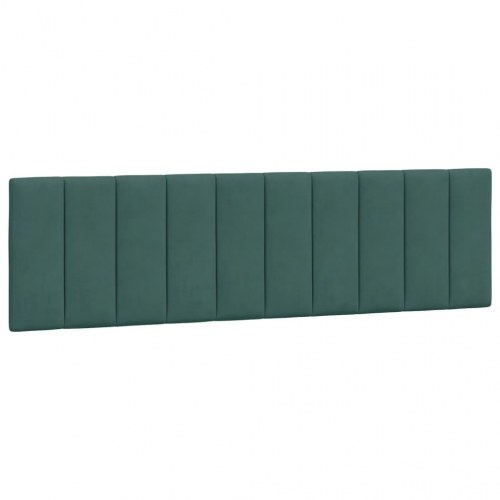 Gavlpude Hanko 180 cm i velour - mørkegrøn
