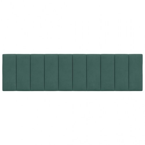 Gavlpude Hanko 180 cm i velour - mørkegrøn