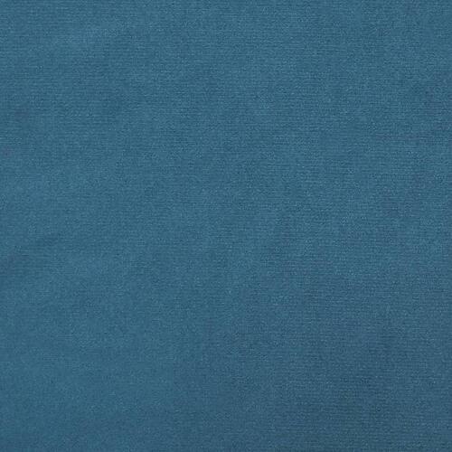 Gavlpude 140 cm velour blå
