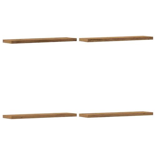 Væghylder 4 stk. 40x20x1,5 cm konstrueret træ kunsteg