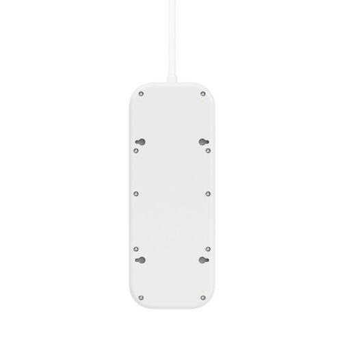 Stikdåse - 6 udtag med kontakt Belkin Connect SRB002VF2M Hvid