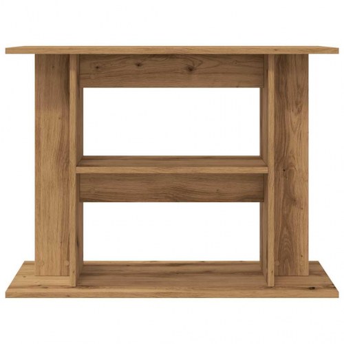 Akvariestativ i håndlavet eg - 80 × 35 × 60 cm, konstrueret træ
