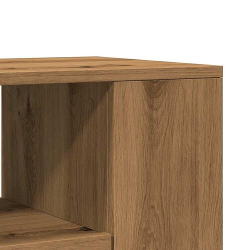 Tv-bord med hjul 102x34,5x43 cm konstrueret træ kunsteg