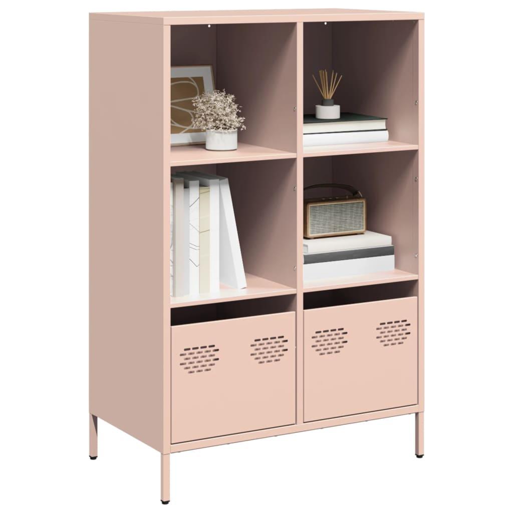 Skab 68x39x103 5 Cm Stål Lyserød