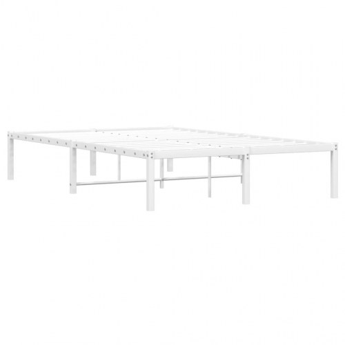 Sengeramme 120x190 cm metal hvid