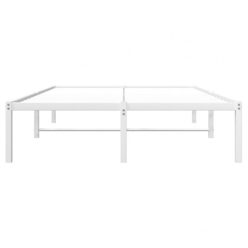 Sengeramme 120x190 cm metal hvid
