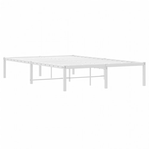 Sengeramme 120x190 cm metal hvid