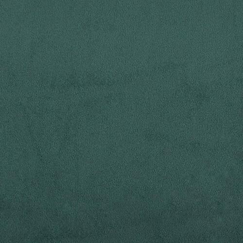 Seng med madras 90x190 cm velour mørkegrøn