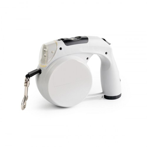 Hundesnor med automatisk oprul 6‑i‑1 Leashic - grå