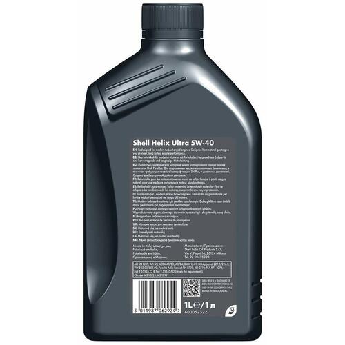 Motorolie til bil Shell Helix Ultra 1 L 5W40