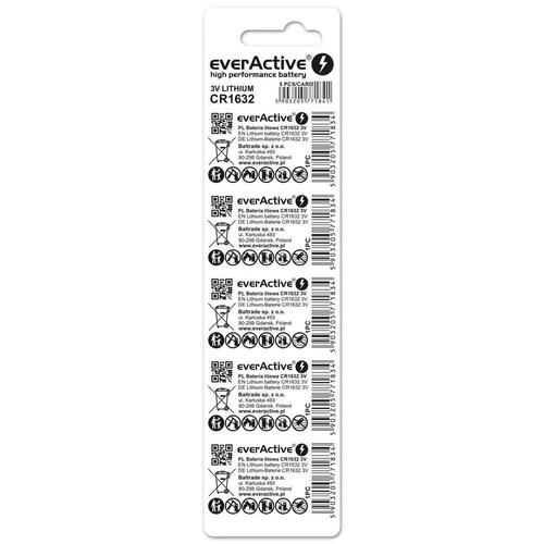 EverActive CR1632 knapbatterier 3 V - 5 stk.