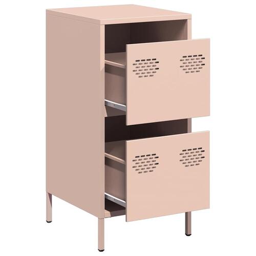 Skab 35x39x73,5 cm koldvalset stål lyserød