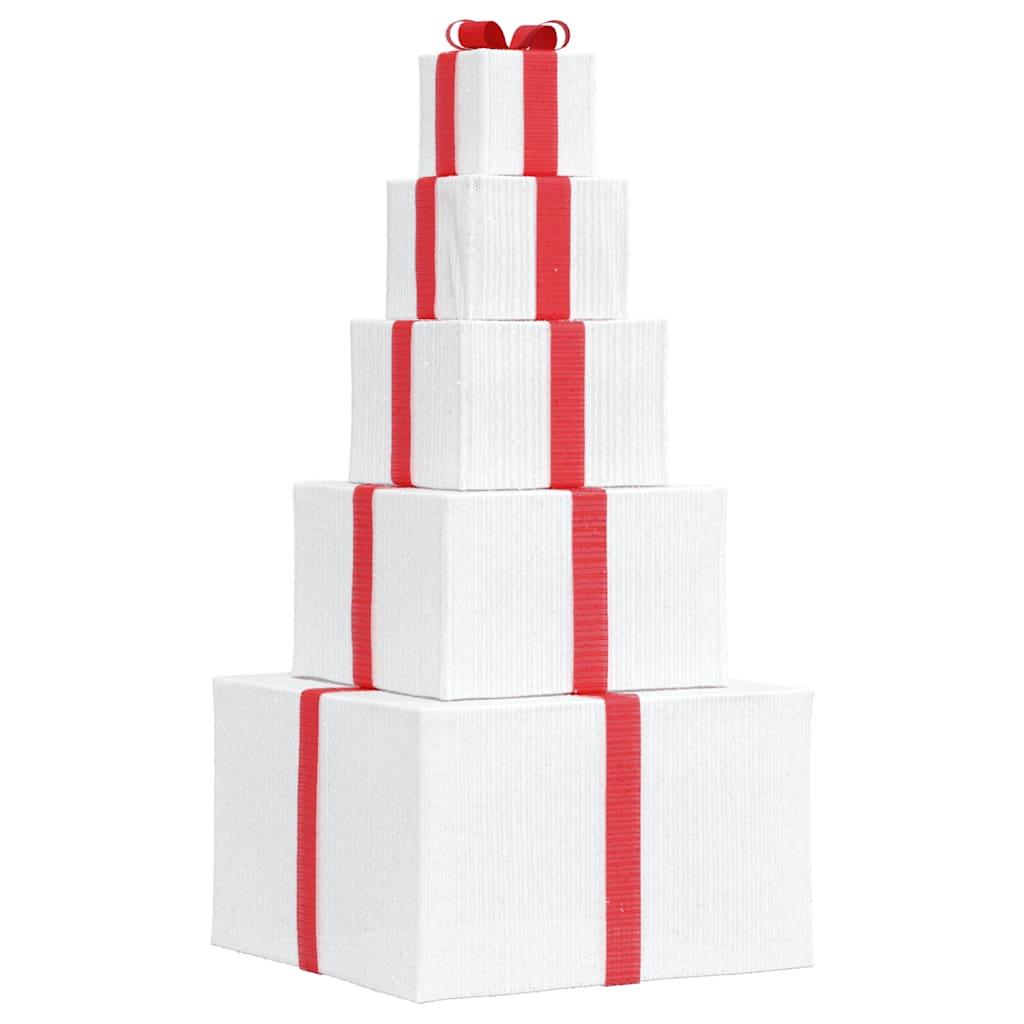 Juledekoration gaveæske 250 LED'er varm hvid