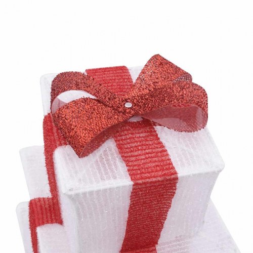 Juledekoration gaveæske 250 LED'er varm hvid