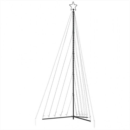 LED-juletræ 570 LED'er 399 cm flerfarvet lys