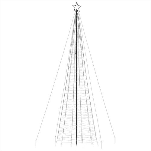 Lysende juletræ med spyd 1534 LED'er 500 cm blåt lys
