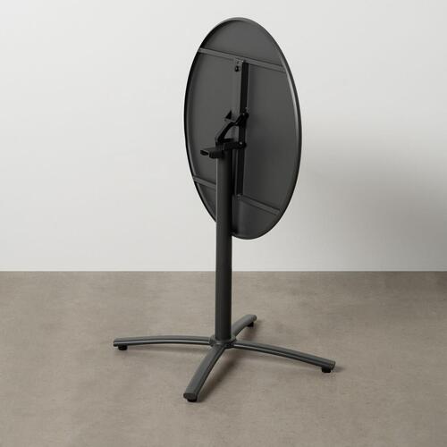 Foldbart serveringsbord Antracit 70 x 70 x 72 cm