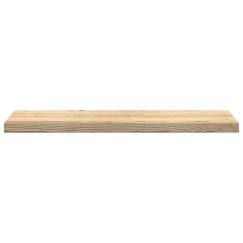 Vindueskarme 2 stk ubehandlet 100x25x2 cm massivt egetræ