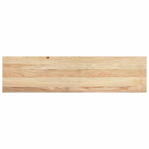Vindueskarme 2 stk ubehandlet 100x25x2 cm massivt egetræ