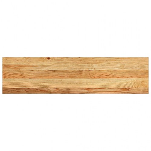 Vindueskarme i massivt egetræ - 2 stk, lysebrun, 100 × 25 × 2 cm