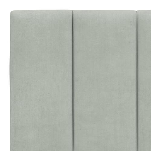 Gavlpude 160 cm velour lysegrå