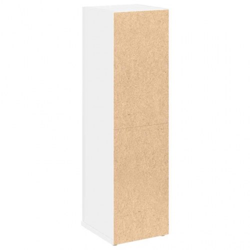 Badeværelsesskab med rulleholder 20,5x22x72 cm hvid