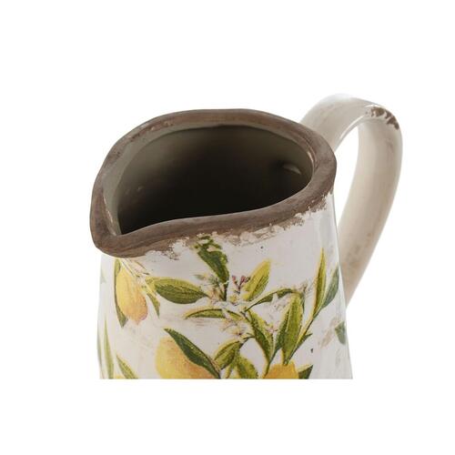 Kande Home ESPRIT Hvid Brun Stentøj Citron Shabby Chic