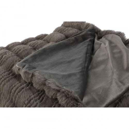 Sengetæppe - brun, 220 × 240 cm