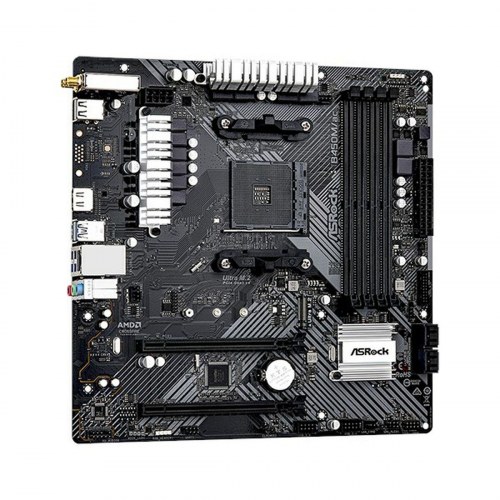 ASRock B450M/AC R2.0 bundkort - AMD B450, AM4, mATX