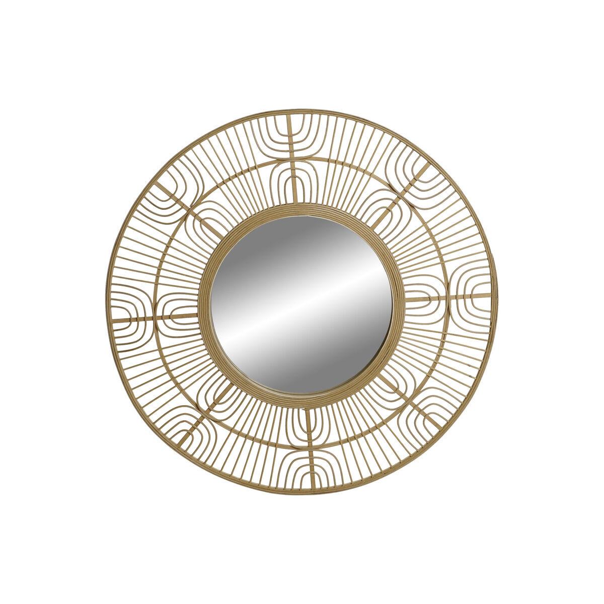 Vægspejl - Natur Scandi, rund 80 × 80 cm