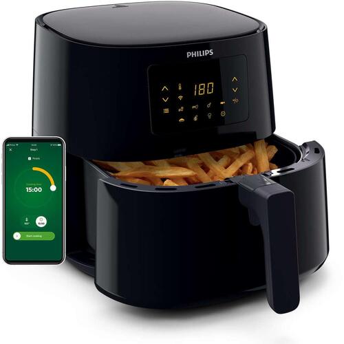 Airfryer Philips HD9280/70 Sort Sølvfarvet 2000 W 6,2 L