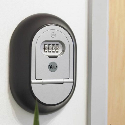 Yale nøgleboks Y500/187/1 - sort kombinationslås (4 cifre)