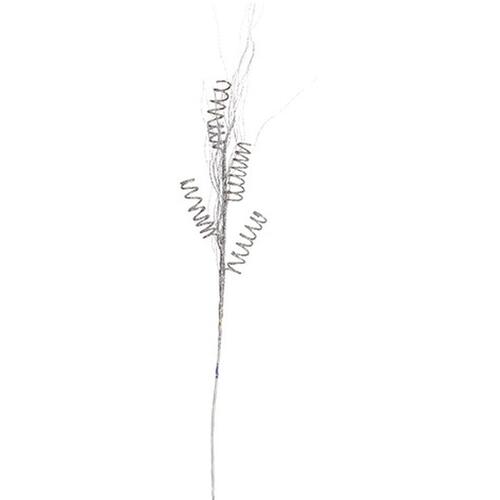 Gren Slangekrøller Sølvfarvet 35 x 82 x 23 cm (12 enheder)