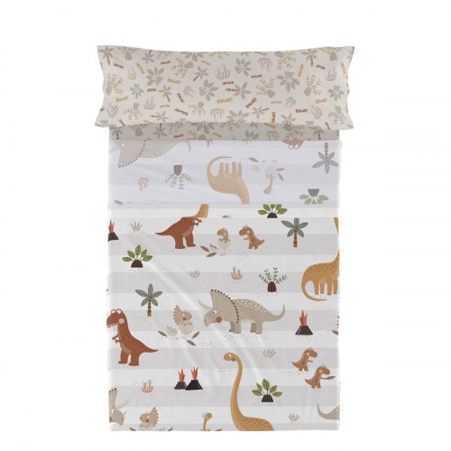 Sengetøj sæt Moshi Moshi Dino family Multifarvet Seng 80/90 2 Dele