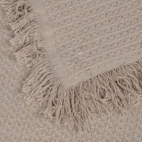 Sengetæppe (vattæppe) Lys brun