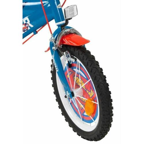 Børnecykel Superman Superman Multifarvet 14"