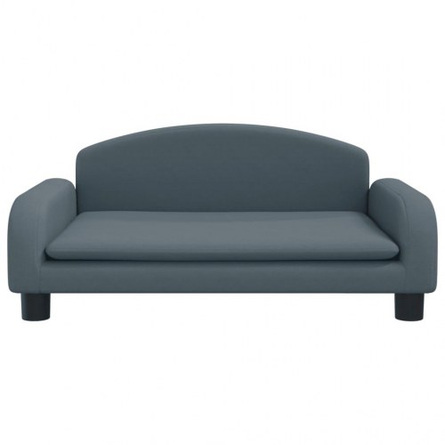 Sofa til børn 70×45×30 cm - stof, mørkegrå