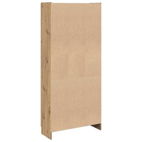 Skab 82,5x30,5x185 cm konstrueret træ kunsteg