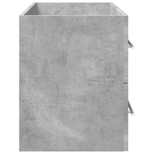 Vaskeskab 100x38,5x48 cm spånplade betongrå