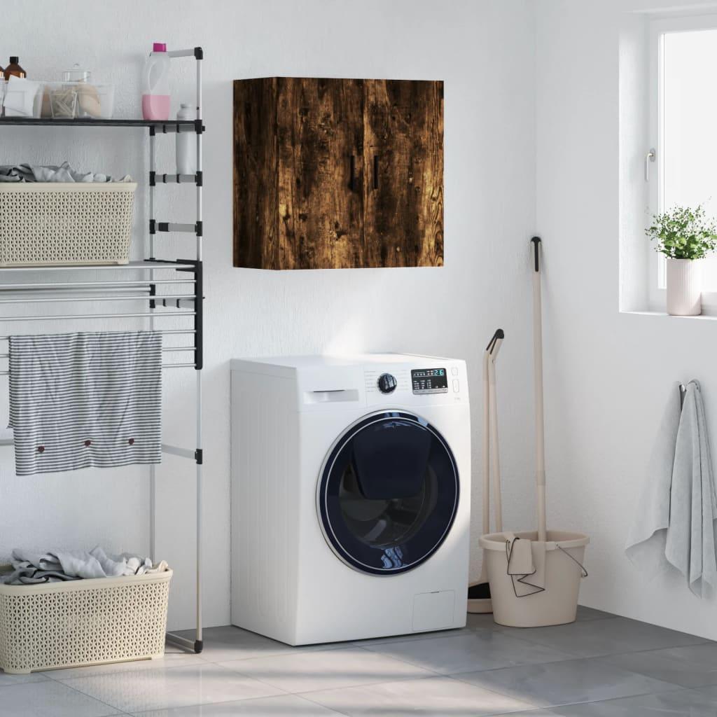 Vægskab 60x31x60 cm konstrueret træ røget egetræsfarve