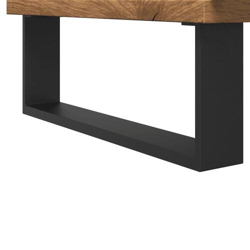 Underskab til badeværelse 80x33x60 cm konstrueret træ kunsteg